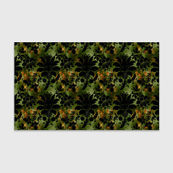 Бумага для упаковки Темные тропические листья, цвет: 3D-принт