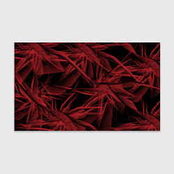 Бумага для упаковки Красная абстракция цветы, цвет: 3D-принт