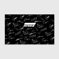 Бумага для упаковки ATEEZ БЕЛЫЕ АВТОГРАФЫ УЗОР, цвет: 3D-принт