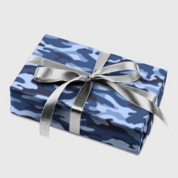 Бумага для упаковки Синий Камуфляж Camouflage, цвет: 3D-принт — фото 2