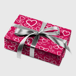 Бумага для упаковки Влюблённые Сердца LOVE, цвет: 3D-принт — фото 2