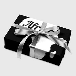 Бумага для упаковки Африка на чёрном, цвет: 3D-принт — фото 2