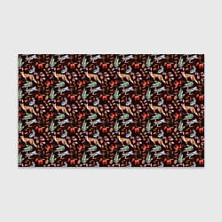 Бумага для упаковки Лесная лисичка паттерн, цвет: 3D-принт