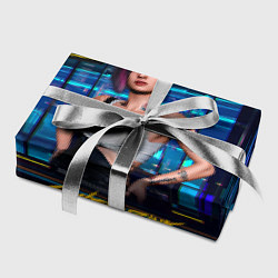 Бумага для упаковки Judy Джуди Cyberpunk 2077, цвет: 3D-принт — фото 2