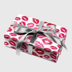 Бумага для упаковки Поцелуи Губы, цвет: 3D-принт — фото 2