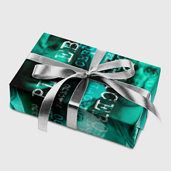 Бумага для упаковки Placebo - turquoise, цвет: 3D-принт — фото 2
