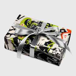 Бумага для упаковки Cyber pattern Skull Vanguard Fashion, цвет: 3D-принт — фото 2