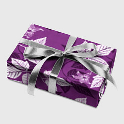 Бумага для упаковки Фиолетовый вьюнок, цвет: 3D-принт — фото 2