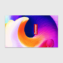 Бумага для упаковки Цветная волна Summer, цвет: 3D-принт
