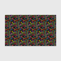 Бумага для упаковки Разноцветные яркие узоры, цвет: 3D-принт