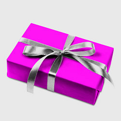 Бумага для упаковки Однотонный розовый неоновый Пион, цвет: 3D-принт — фото 2