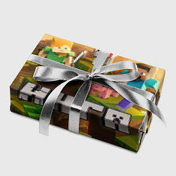 Бумага для упаковки Инга Minecraft, цвет: 3D-принт — фото 2