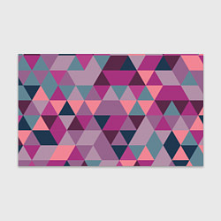 Бумага для упаковки Абстрактные мозаичный розовый фигуры, цвет: 3D-принт