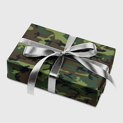 Бумага для упаковки Камуфляж лес - мелкий, цвет: 3D-принт — фото 2