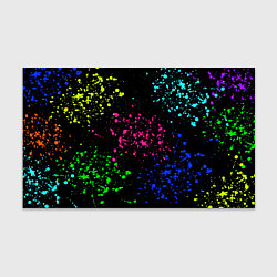 Бумага для упаковки Брызги неоновых красок, цвет: 3D-принт