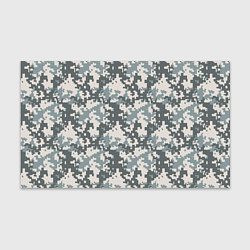 Бумага для упаковки Камуфляж серый пиксель, цвет: 3D-принт