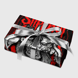 Бумага для упаковки Slipknot - красный козел, цвет: 3D-принт — фото 2