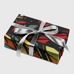 Бумага для упаковки Абстракция в разноцветных линиях, цвет: 3D-принт — фото 2