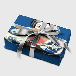 Бумага для упаковки Японская гейша с большим веером, цвет: 3D-принт — фото 2