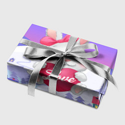 Бумага для упаковки Зайка новый год, цвет: 3D-принт — фото 2
