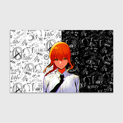 Бумага для упаковки Макима в костюме - Человек бензопила, цвет: 3D-принт