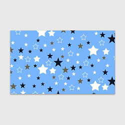Бумага для упаковки Звёзды на голубом фоне, цвет: 3D-принт