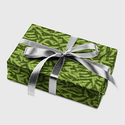 Бумага для упаковки Милитари листья в полоску, цвет: 3D-принт — фото 2