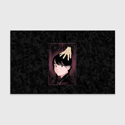 Бумага для упаковки Аниме Уэнсдей Аддамс и Вещь на фоне паутины, цвет: 3D-принт