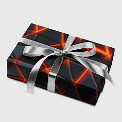 Бумага для упаковки Треугольники и неон, цвет: 3D-принт — фото 2