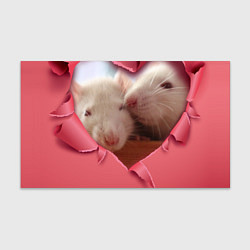 Бумага для упаковки Крысиная любовь, цвет: 3D-принт