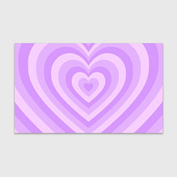 Бумага для упаковки Hearts purple, цвет: 3D-принт