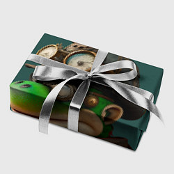 Бумага для упаковки Лягушонок Пепе стимпанк, цвет: 3D-принт — фото 2