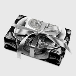 Бумага для упаковки Винтажный череп, цвет: 3D-принт — фото 2