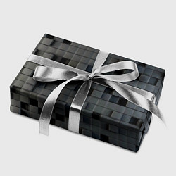 Бумага для упаковки Digital pixel black, цвет: 3D-принт — фото 2