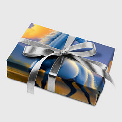 Бумага для упаковки Белая лошадь на рассвете, цвет: 3D-принт — фото 2