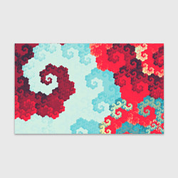 Бумага для упаковки Пиксельный цветочный паттерн, цвет: 3D-принт