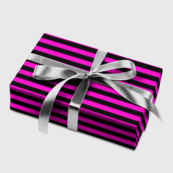 Бумага для упаковки Черно-розовые Эмо полосы, цвет: 3D-принт — фото 2
