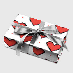 Бумага для упаковки Pixel heart, цвет: 3D-принт — фото 2