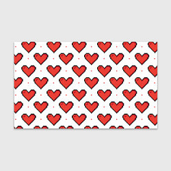 Бумага для упаковки Pixel heart, цвет: 3D-принт