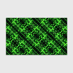 Бумага для упаковки Зеленые точечные ромбы, цвет: 3D-принт