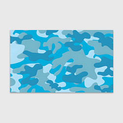 Бумага для упаковки Камуфляж военный синий, цвет: 3D-принт