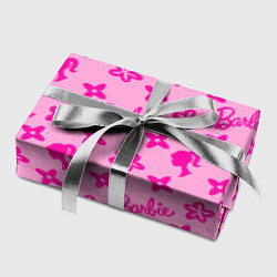 Бумага для упаковки Барби паттерн розовый, цвет: 3D-принт — фото 2