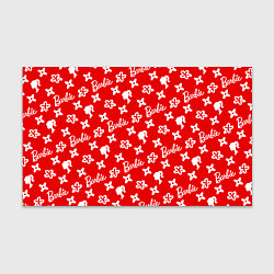 Бумага для упаковки Барби паттерн красный, цвет: 3D-принт