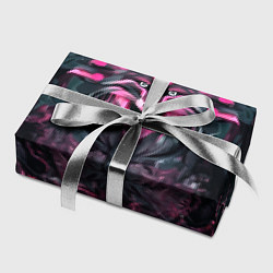 Бумага для упаковки Розовый лис в стиле арт, цвет: 3D-принт — фото 2