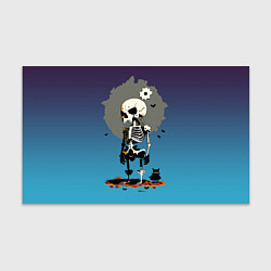 Бумага для упаковки Funny skeleton - neural network - halloween, цвет: 3D-принт