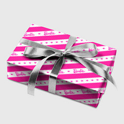 Бумага для упаковки Барби и розовые полосы, цвет: 3D-принт — фото 2