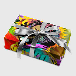 Бумага для упаковки Funny lion cub - pop art, цвет: 3D-принт — фото 2