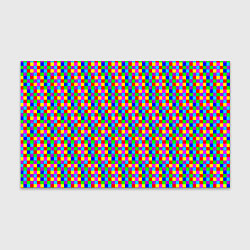 Бумага для упаковки Разноцветные маленькие квадраты, цвет: 3D-принт