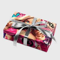 Бумага для упаковки Барби в стиле поп арт, цвет: 3D-принт — фото 2