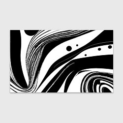 Бумага для упаковки Abstract black and white composition, цвет: 3D-принт